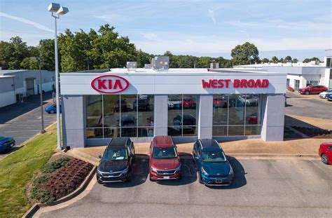 West broad kia - View current Kia lease & finance deals, and schedule a test drive at West Broad Kia today! Skip to main content. Sales: (804) 335-1186; Service: (804) 923-0980; Parts: (804) 217-6300; 9001 West Broad Street Directions Henrico, VA 23294. West Broad Kia Home New Vehicles New Inventory. New Kia Vehicles 2023 Niro Hybrid